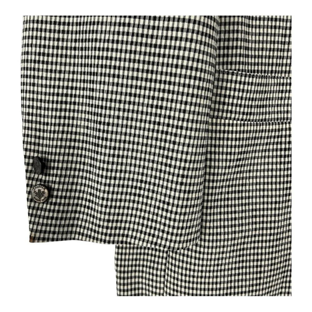 VTG 80s Thistle Harrison’s Bespoke Tailored Check Puckered Sport Jacket XL